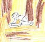 cleaning with leaves