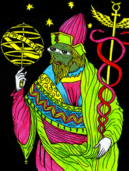 Hermes Trismegistus, author of the Hermetic Corpus
