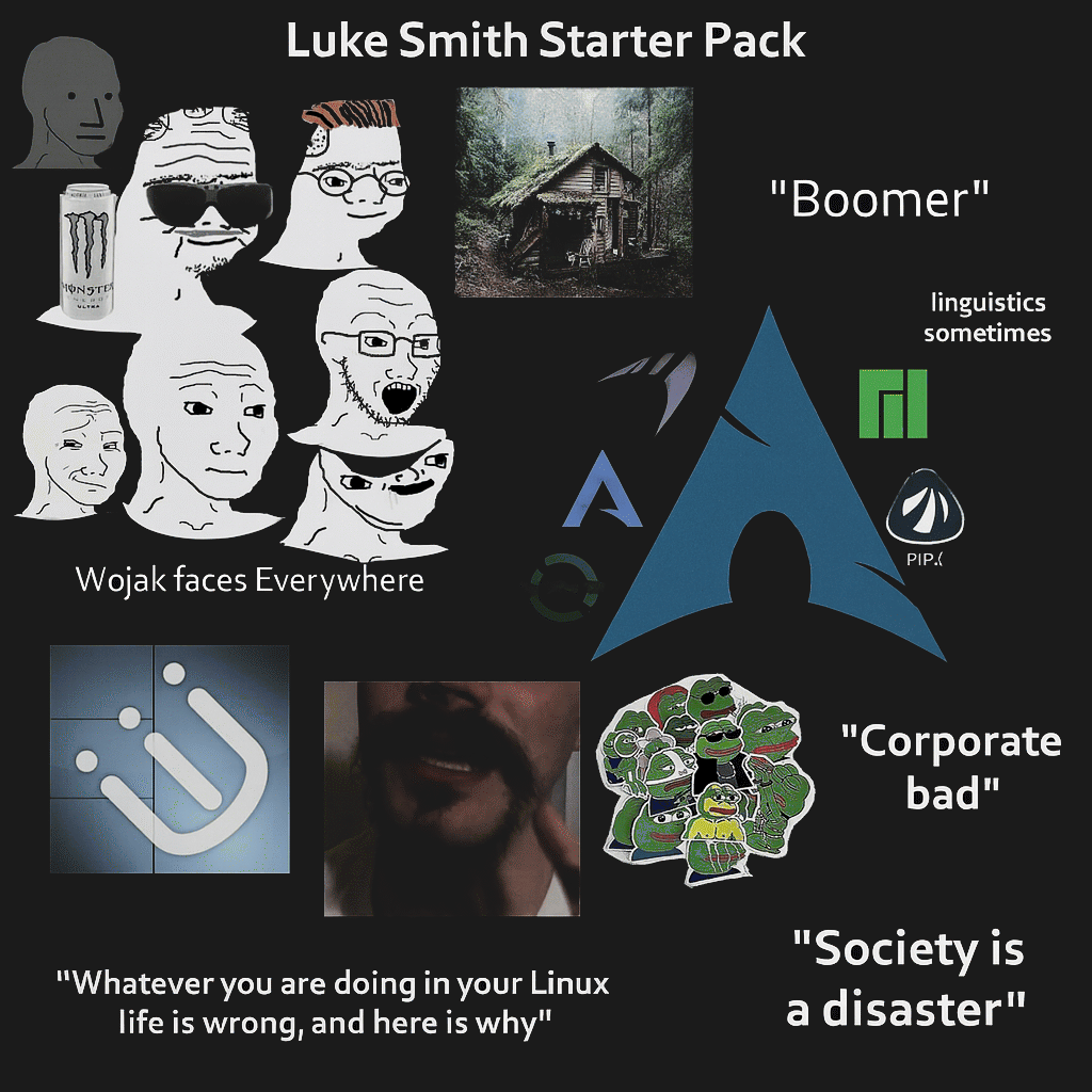 luke smith starterpack meme